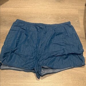 Women's Blue Denim Shorts